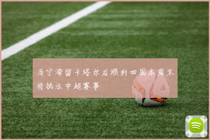 马宁滞留卡塔尔后顺利回国本周末将执法中超赛事